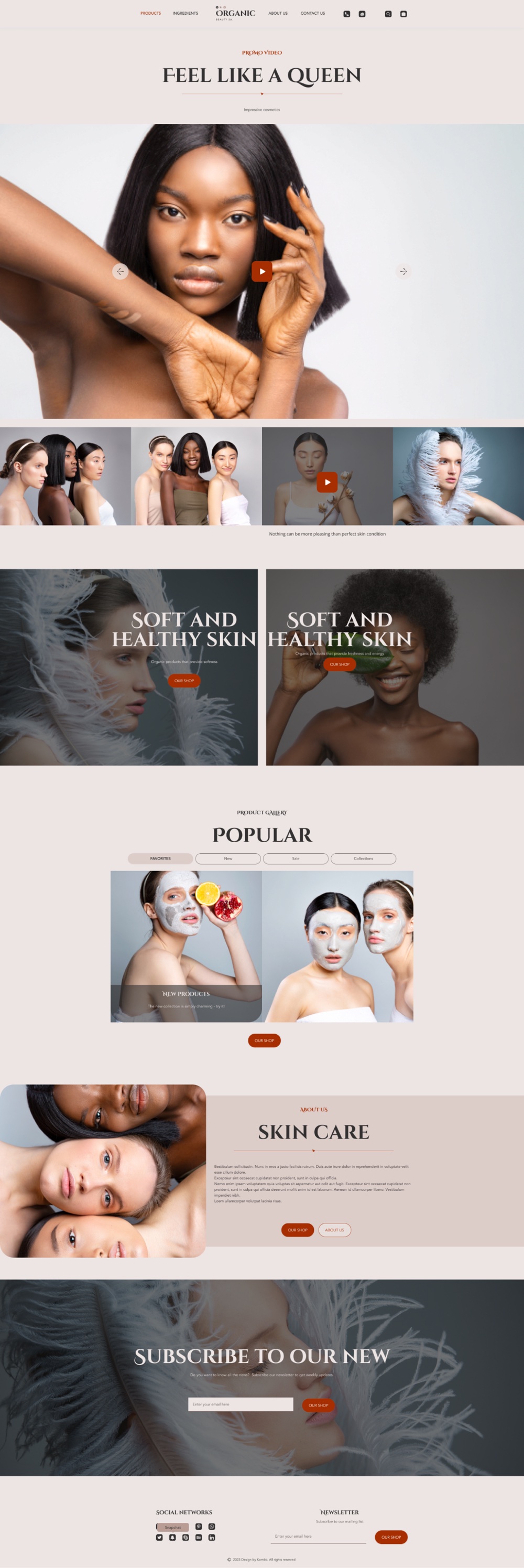 Organic cosmetics