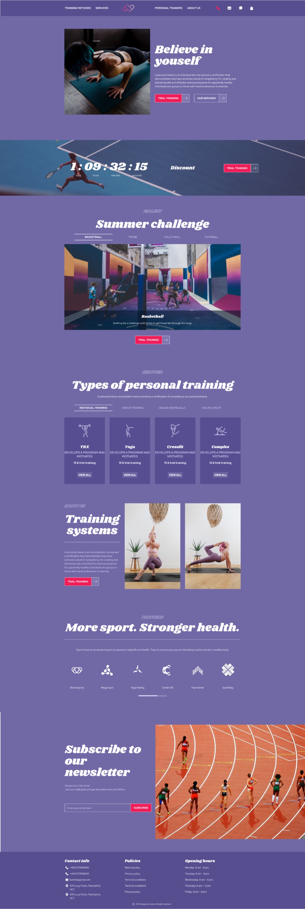 Personal training