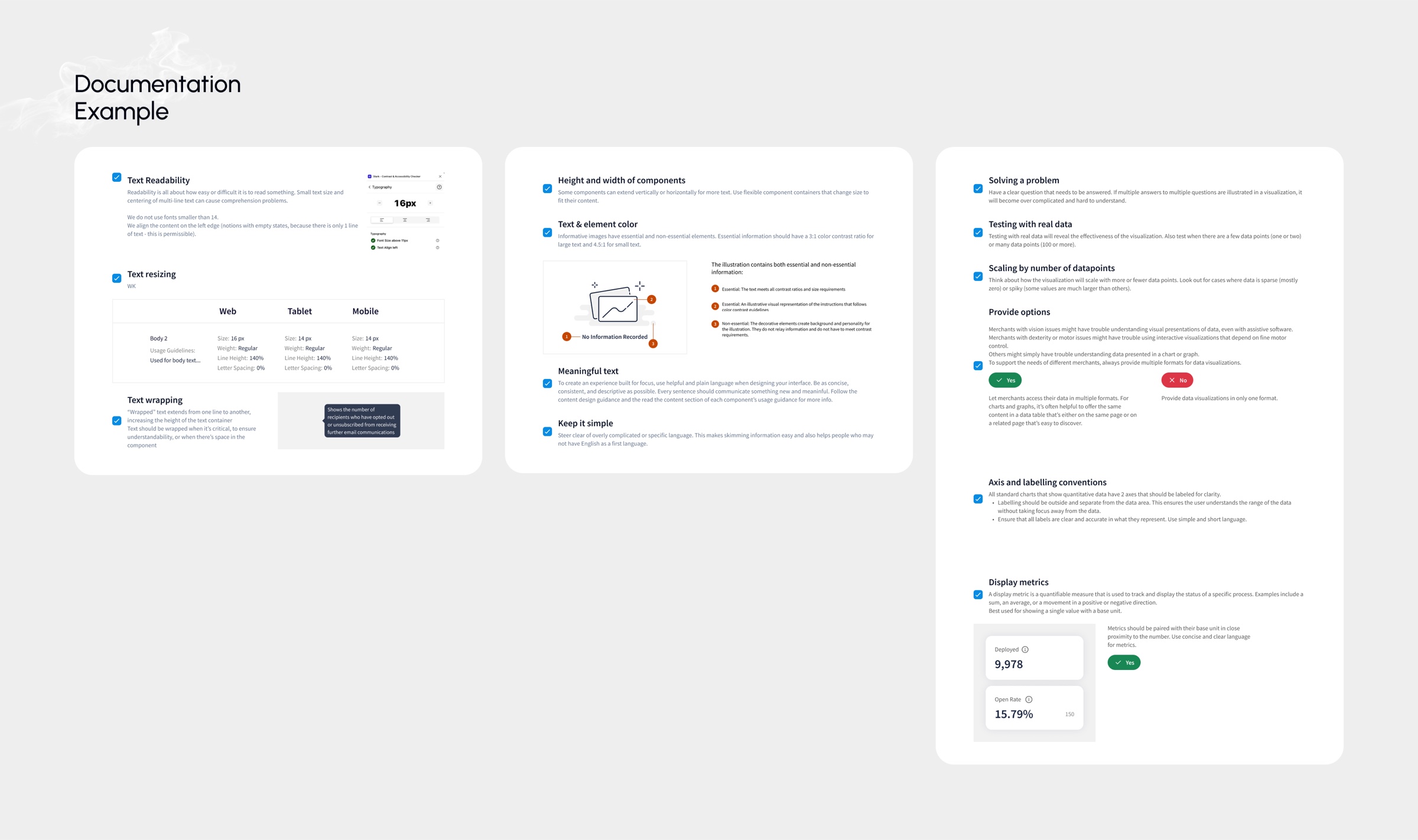Design documentation