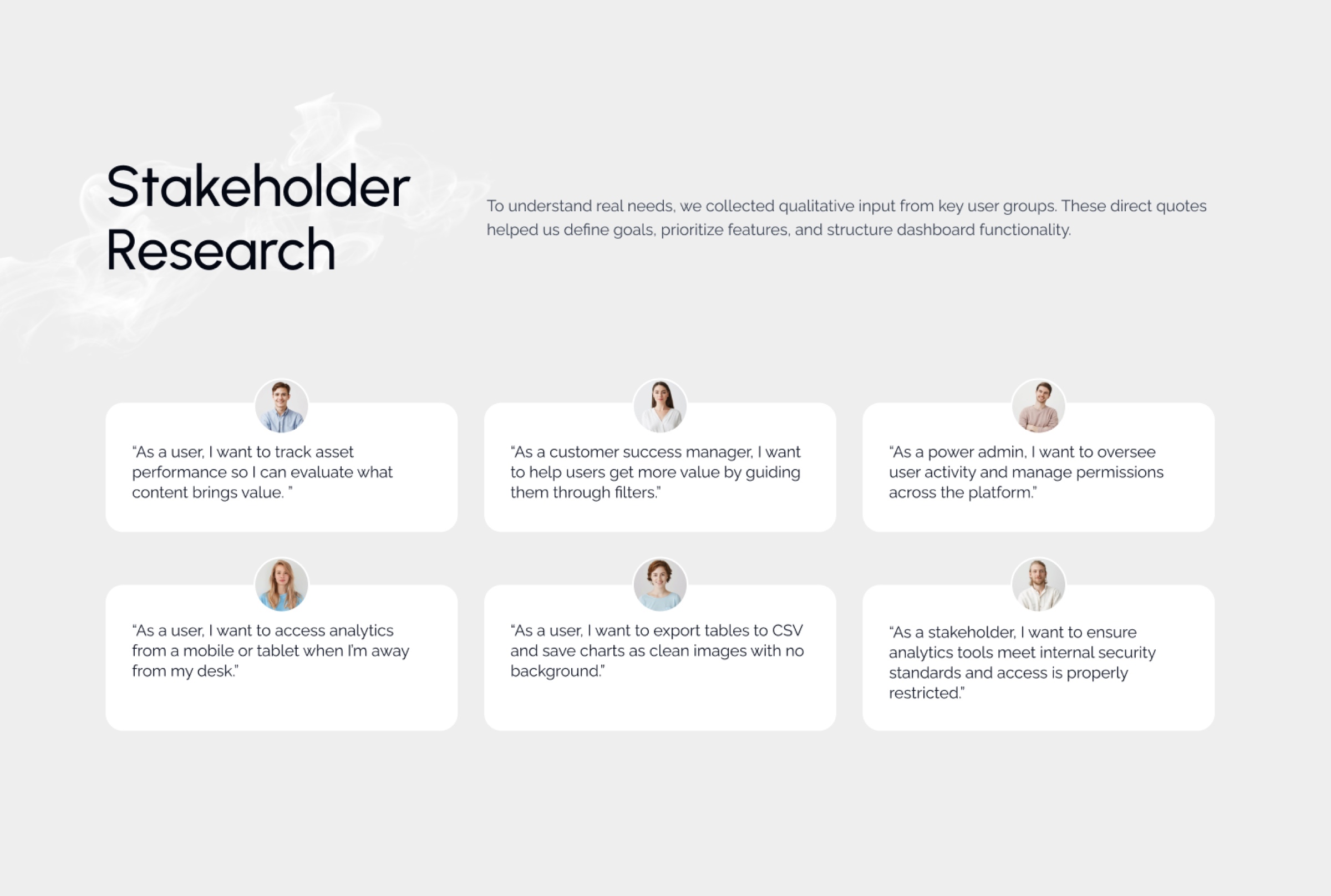 Stakeholder research