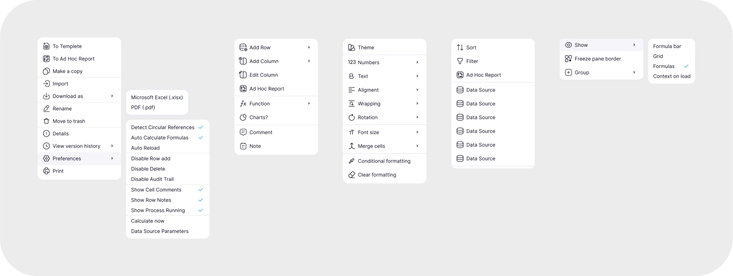 Role-based access inside one file
